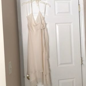 Bcbg draped halter dress